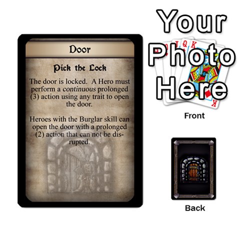 Descent Quest Door Cards By Jack Reda Front - Spade3