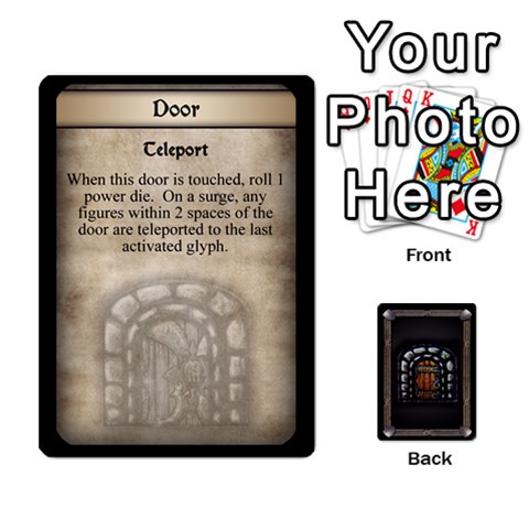 Descent Quest Door Cards By Jack Reda Front - Heart2