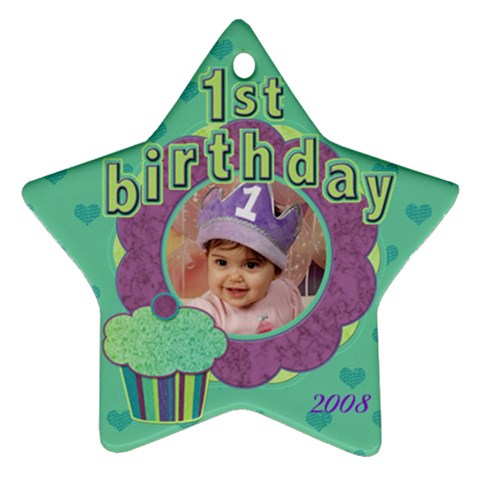 1st Birthday By Sandra Front