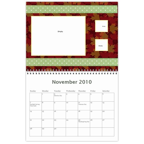 Brady Calendar By Loni Daniels Nov 2010