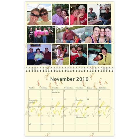 Family Calendar By Kelsey Nov 2010