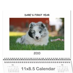 Dare 2010 Calendar - Wall Calendar 11  x 8.5  (12-Months)