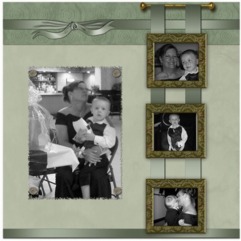 Wedding Sb 3 By Cookie6672 8 x8  Scrapbook Page - 4