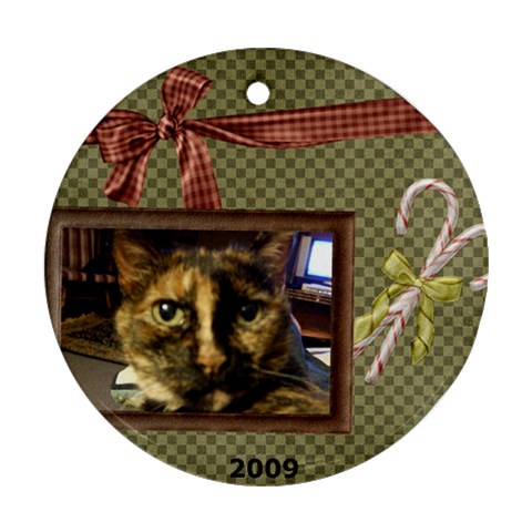Ornament Dothead & Scaredy Cat By Lyn Clarke Back