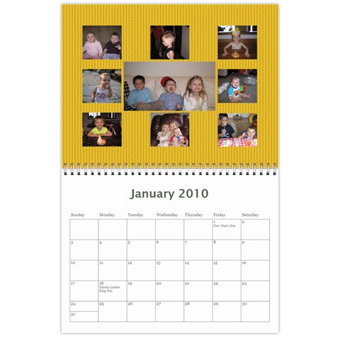 Xmas Calendar By Jackie Flynn Jan 2010