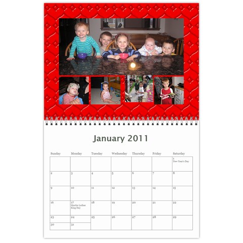 Xmas Calendar By Jackie Flynn Jan 2011