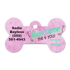 Sadie s dog tag - Dog Tag Bone (Two Sides)