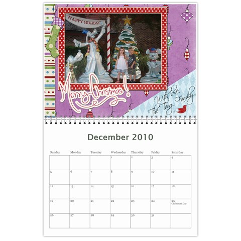 Calendar 2010 By Marina Tang Dec 2010