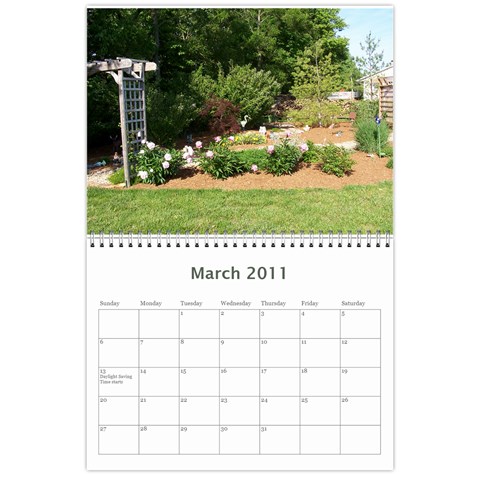 Calendar By Dawn Long Mar 2011