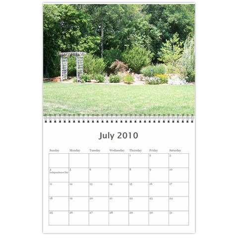 Calendar By Dawn Long Jul 2010