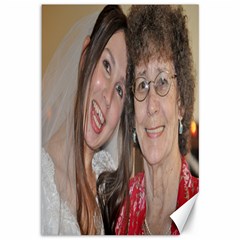 me and my grandma - Canvas 12  x 18 