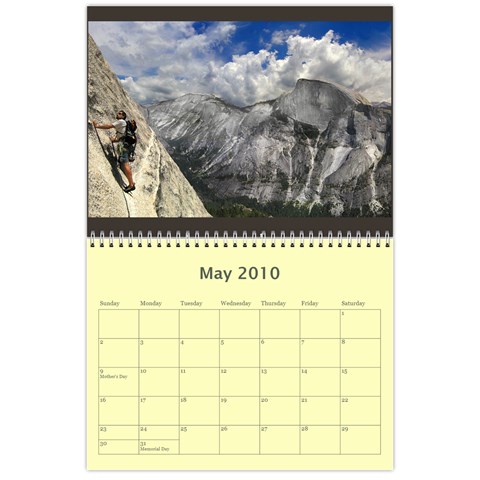 Calendar Yosemite And More  2010 12 Month By Karl Bralich May 2010