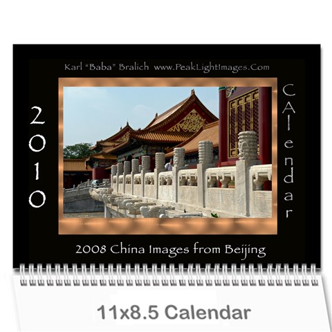 China Calendar 2010 By Karl Bralich Cover