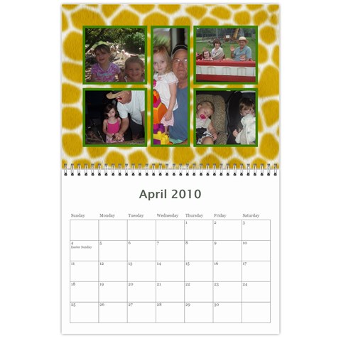 Allen Calendar 09 By Alicia Apr 2010