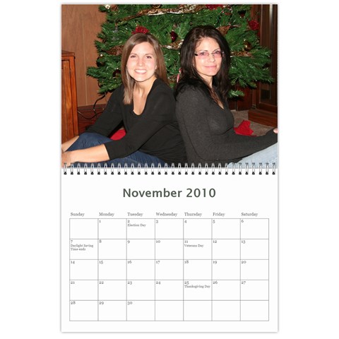 Family Calendar By Amy Nov 2010