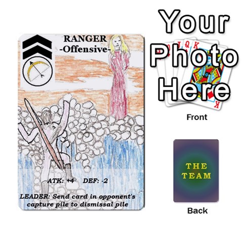 Queen The Team Cards By Tyler Sandersfeld Front - SpadeQ