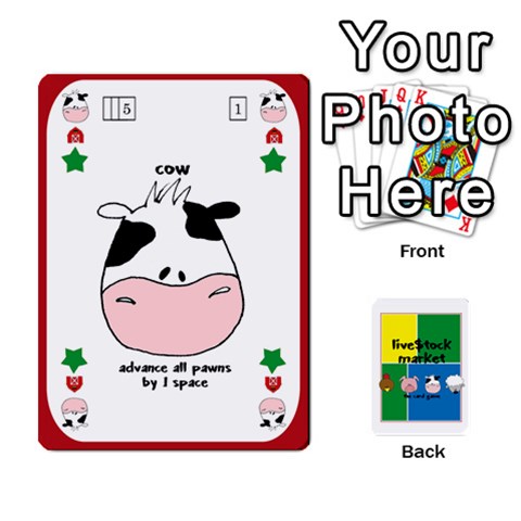 Livestock Market Card Game By Rebekah Bissell Front - Club10