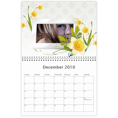 Flower Calendar By Wood Johnson Dec 2010