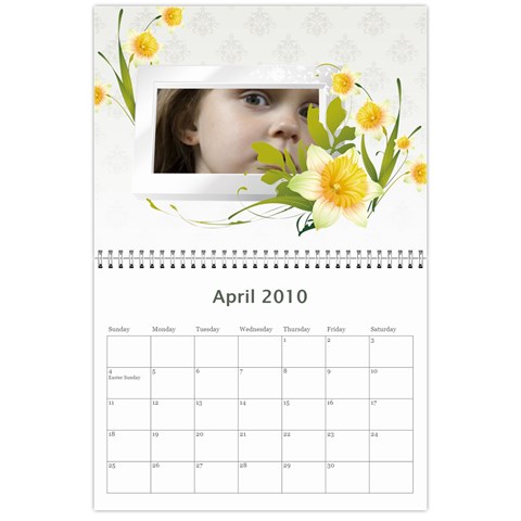 Flower Calendar By Wood Johnson Apr 2010