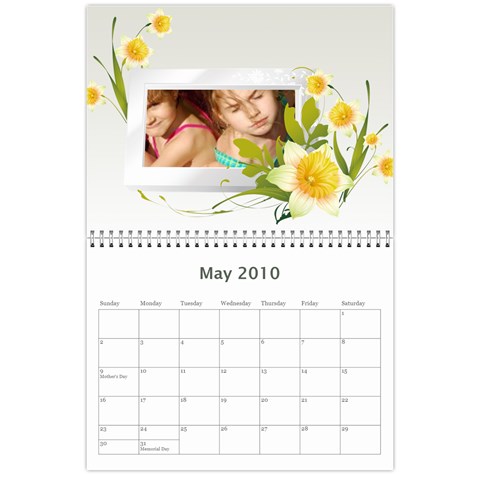 Flower Calendar By Wood Johnson May 2010