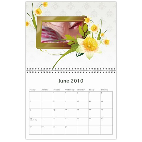 Flower Calendar By Wood Johnson Jun 2010