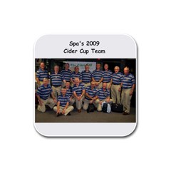 Spa s 2009 Cider Cup Team coasters - Rubber Square Coaster (4 pack)