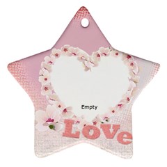 love - Ornament (Star)