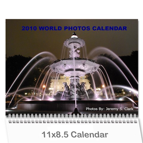 World Photos Calendar 2010 By Jeremy Clark Cover