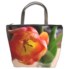 bucket bag tulips