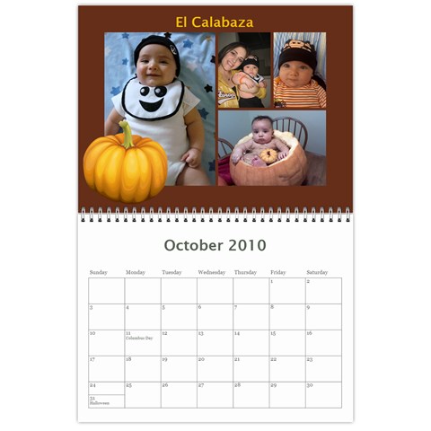 Moms Calendar By Vanessa Oct 2010