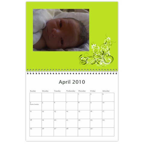 Moms Calendar By Vanessa Apr 2010