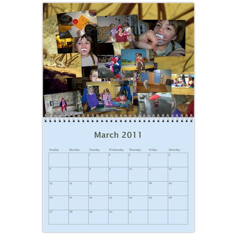 Kalendář 2011 Mar 2011