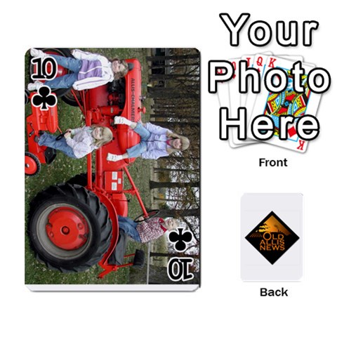 B Tractor Cards By Diana Front - Club10