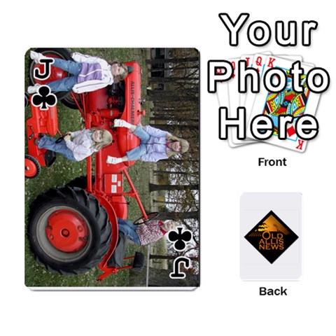 Jack B Tractor Cards By Diana Front - ClubJ