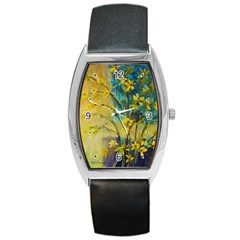 Forced to Bloom - Barrel Style Metal Watch