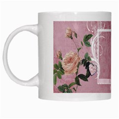 Roses & Ribbons Mug - White Mug