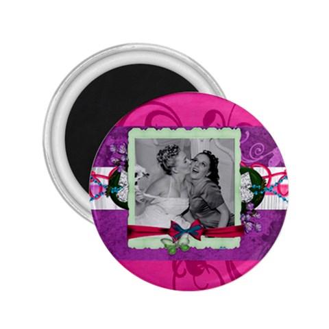 Wedding Magnet Purple By Brooke Front