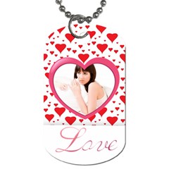 love - Dog Tag (Two Sides)