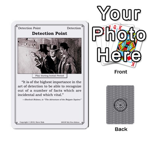 2010 Great Detectives Deck 2 By Steve Sisk Front - Spade7