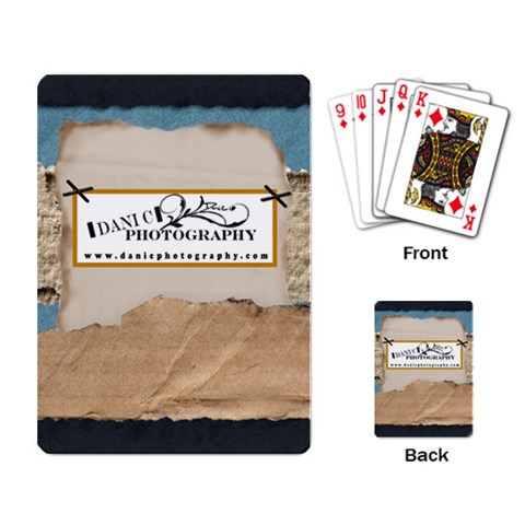 Danicphotography Playing Cards Thank You Gift Back