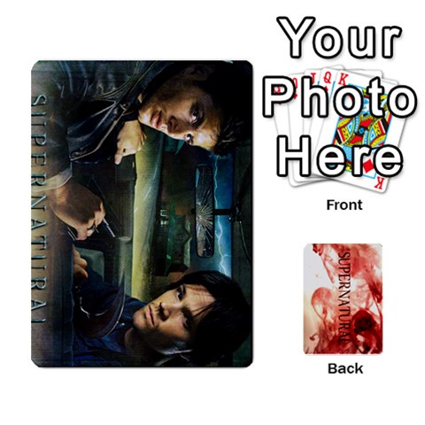 Supernatural Trading Cards By Mark C Petzold Front - Spade6
