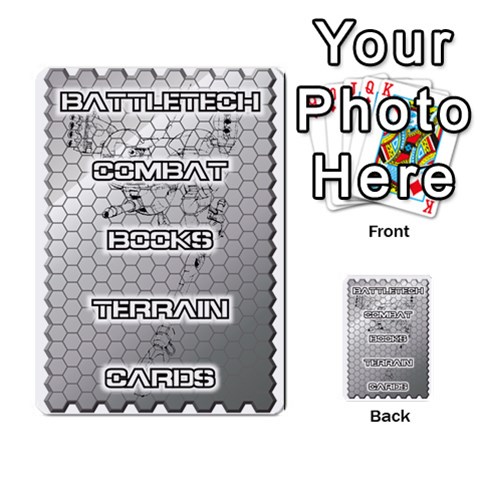 Battletech Combat Book Terrain Cards Deck I By Kolja Geldmacher Back