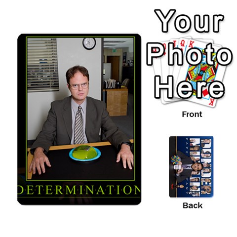 Ace The Office Collectable Cards By Mark C Petzold Front - SpadeA