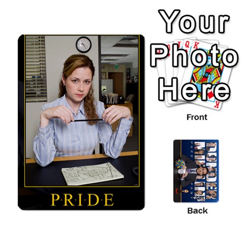 Ace The Office Collectable Cards By Mark C Petzold Front - HeartA