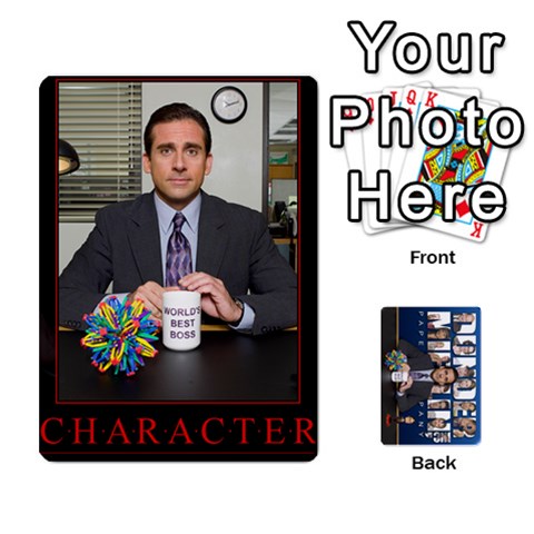 Ace The Office Collectable Cards By Mark C Petzold Front - ClubA