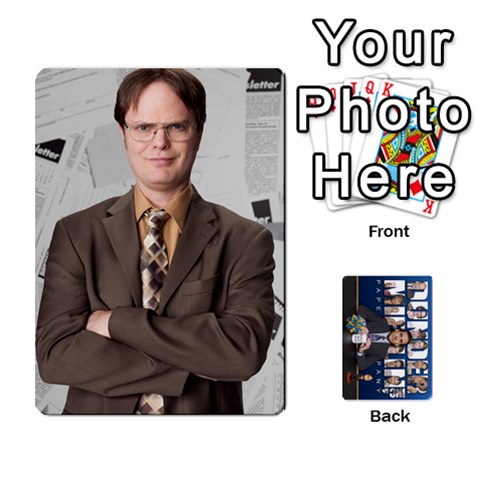 The Office Collectable Cards By Mark C Petzold Front - Spade10