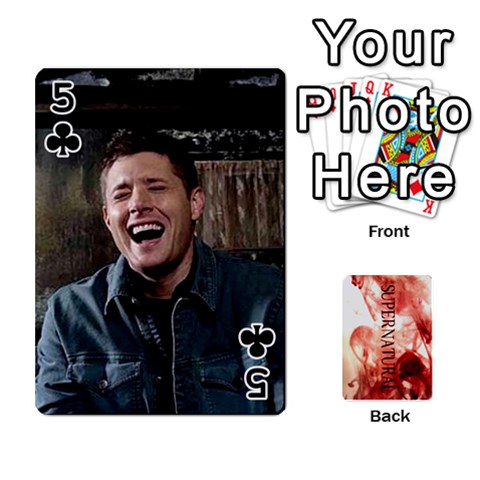 Supernatural Playing Cards By Leigh Front - Club5
