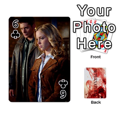 Supernatural Playing Cards By Leigh Front - Club6