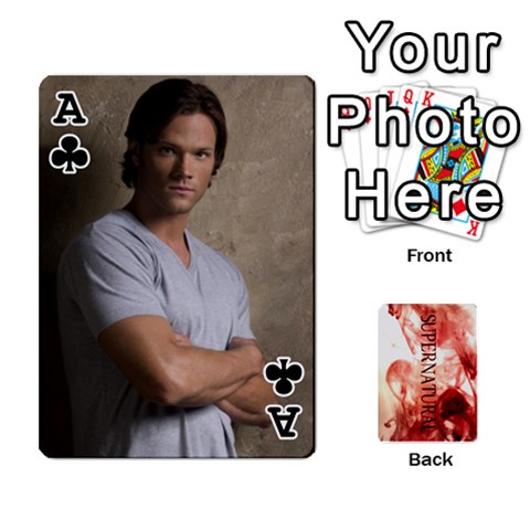 Ace Supernatural Playing Cards By Leigh Front - ClubA