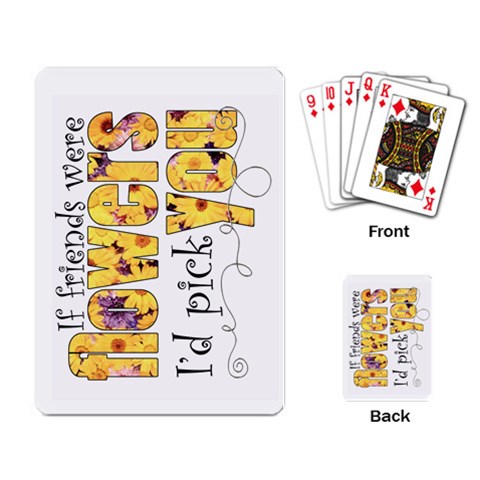 Friendship Playing Cards Copy Me By Catvinnat Back